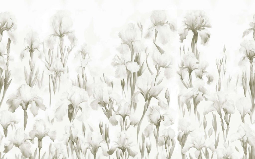 Iris dansent lumière sépia sans couture