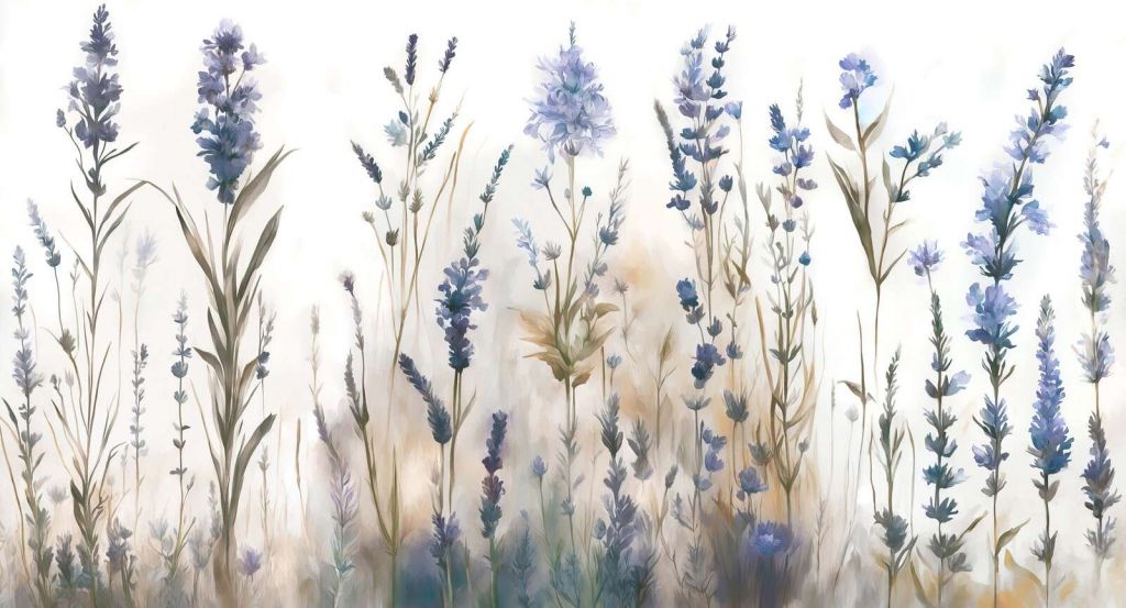 Lavande Clair Doux Bleu