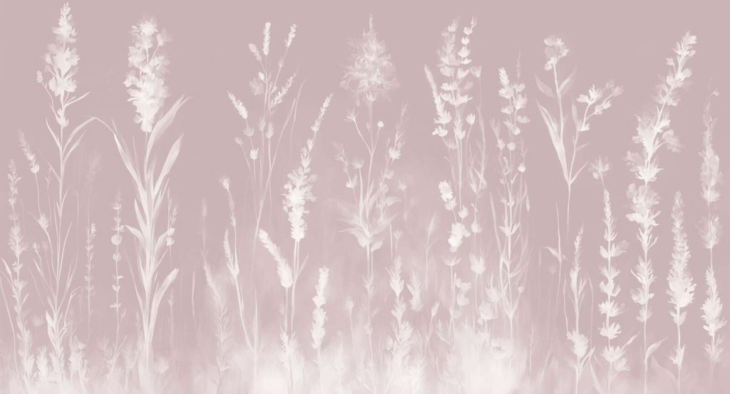 Lavande Clair Seamless Rose Poudré