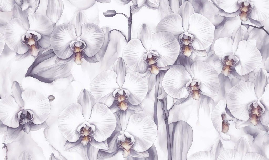 Paradis des orchidées violet