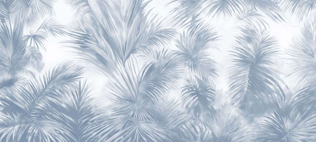 Palm Extravaganza Bleu