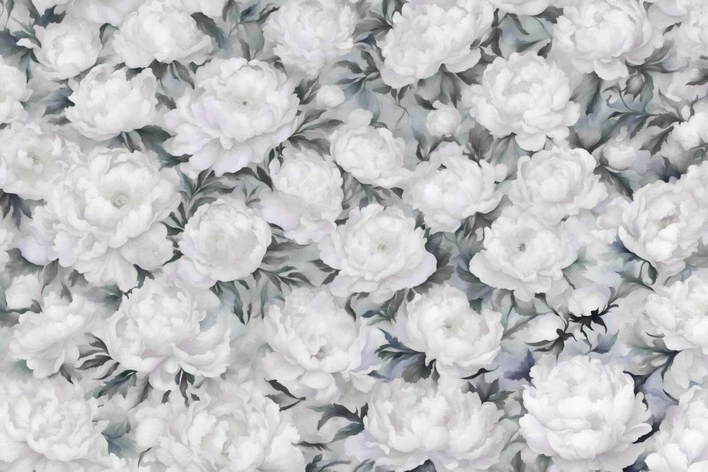 Mur Bleu de Pivoine