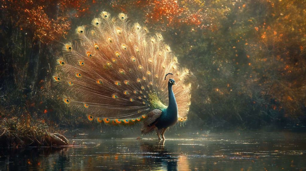 Paon d'Or dans la Nature
