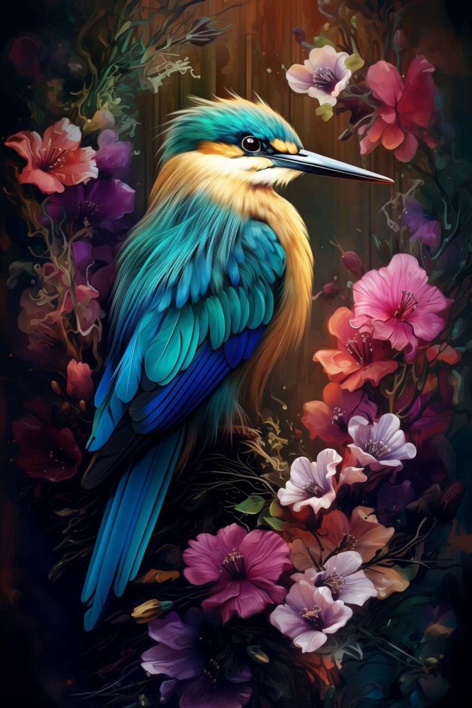 Oiseau-licorne enchanteur