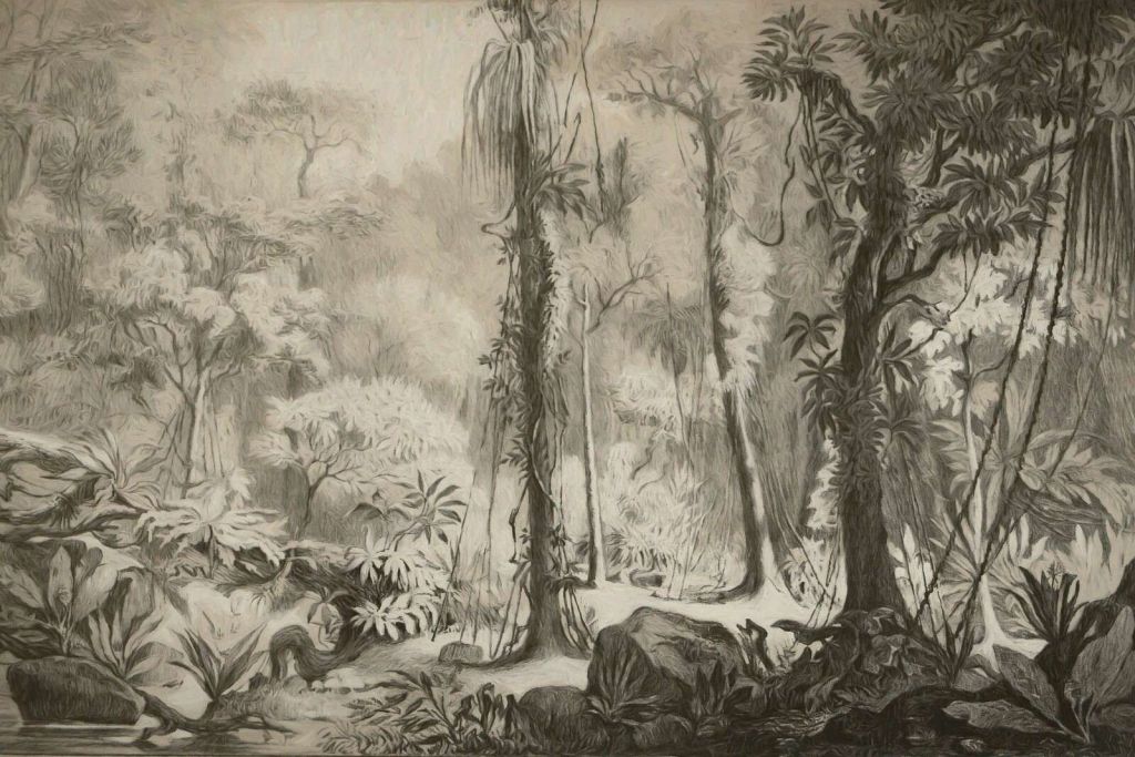 Forêt tropicale - marron