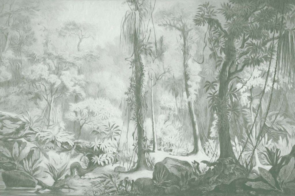 Forêt tropicale - verte