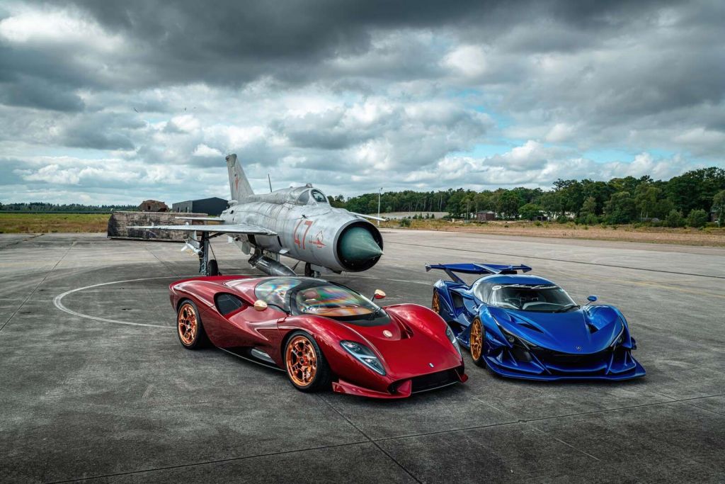 Hypercars en avion de chasse