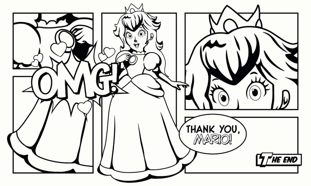 Moment de princesse en bande dessinée