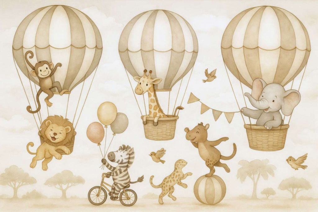Parade d'animaux dans le ciel.