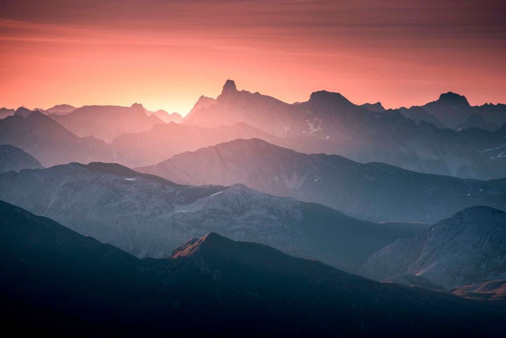 Bergen dans la douce lumière du soir