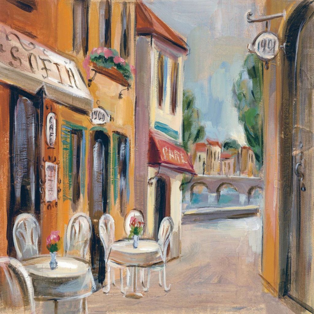 Rue de la Méditerranée avec vue sur la terrasse