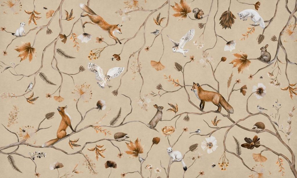 Playful Forest - Beige