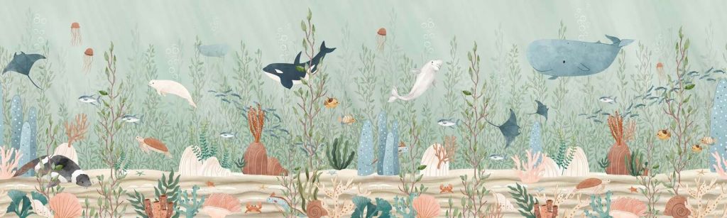 Forêt d'algues brunes - Panorama