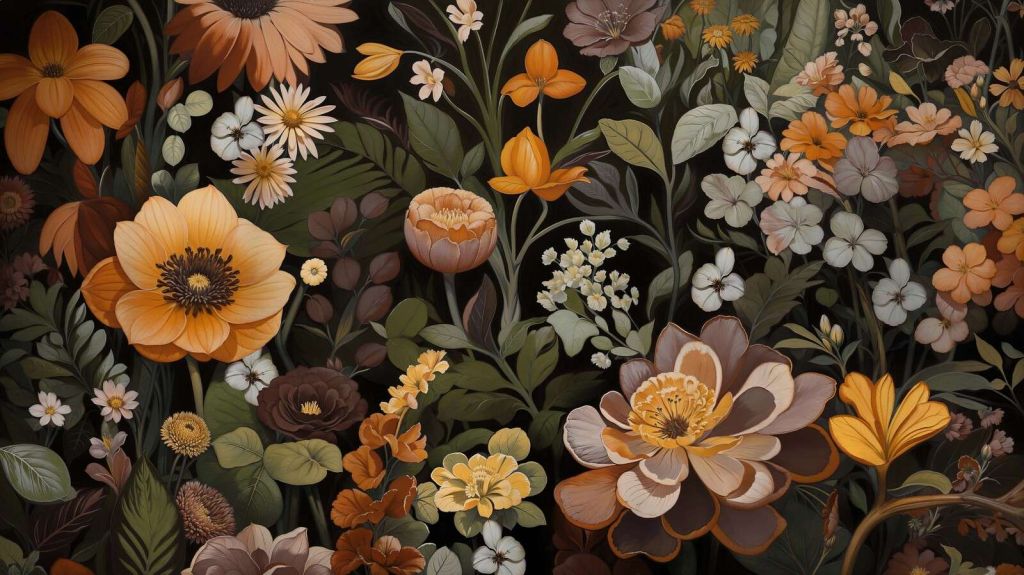 Chaleureuse floraison botanique