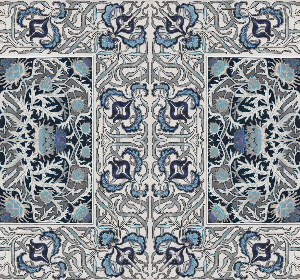 Fleurs ornementales de l’Art nouveau