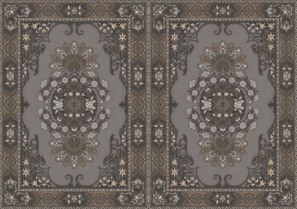 Ornements classiques en taupe foncé