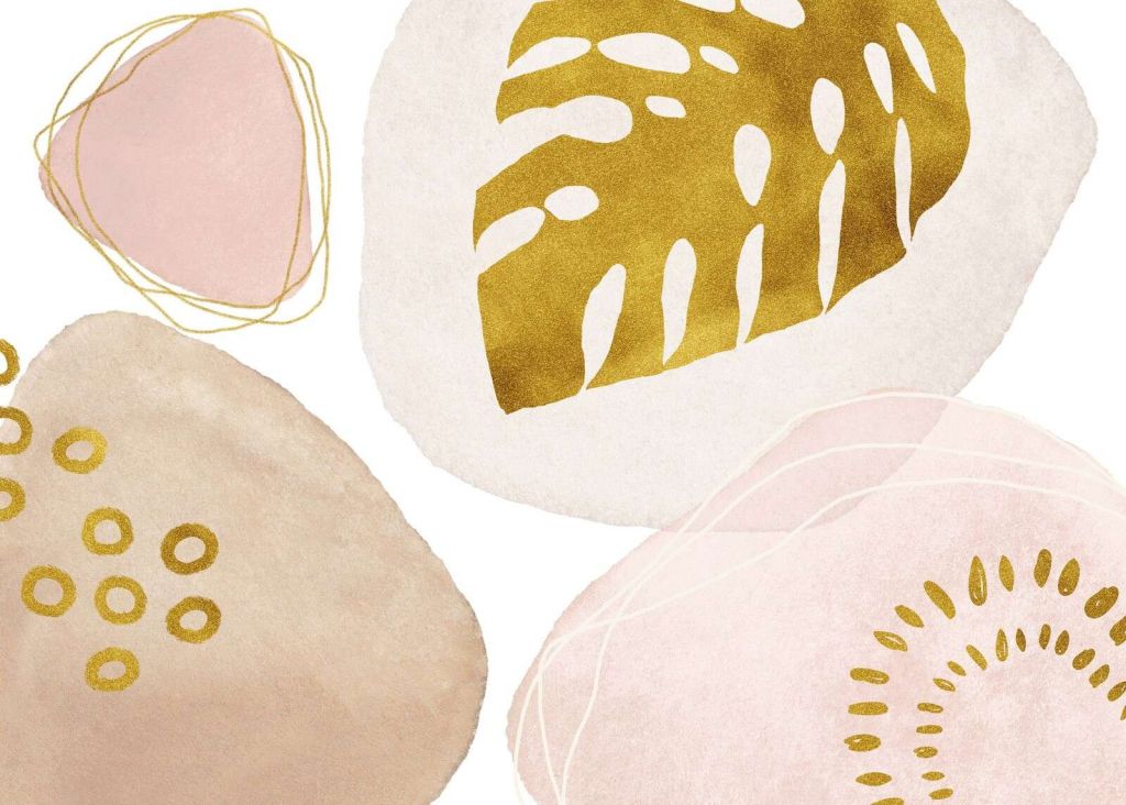 ambiance bohème tropicale dorée