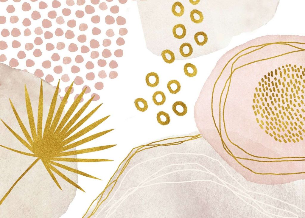 Vibes tropicales bohème glamour doré