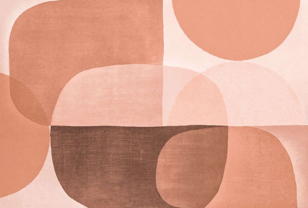 Formes rondes du milieu du siècle Mousse moka