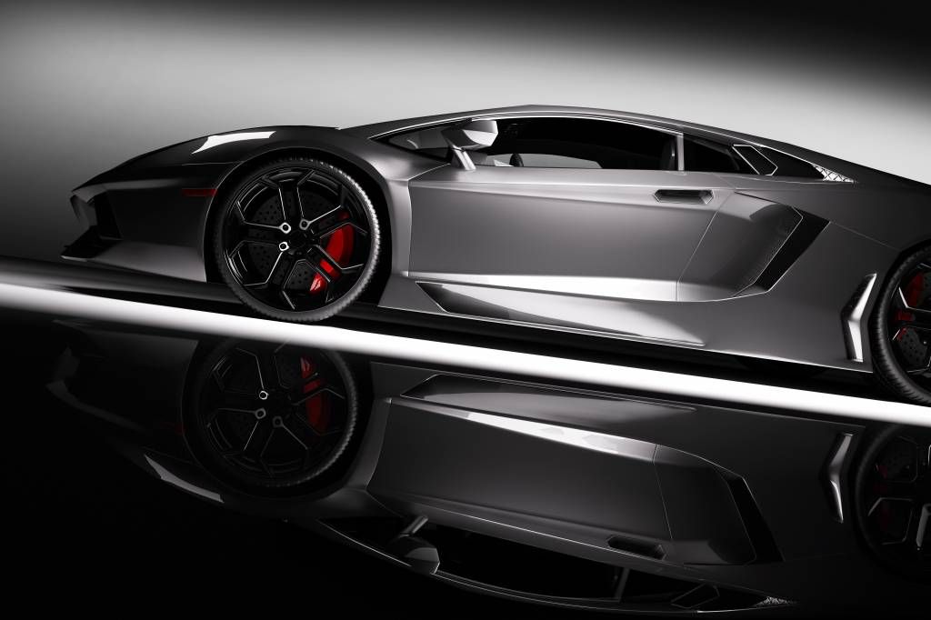 Transport - Lamborghini grise - Chambre d'adolescent