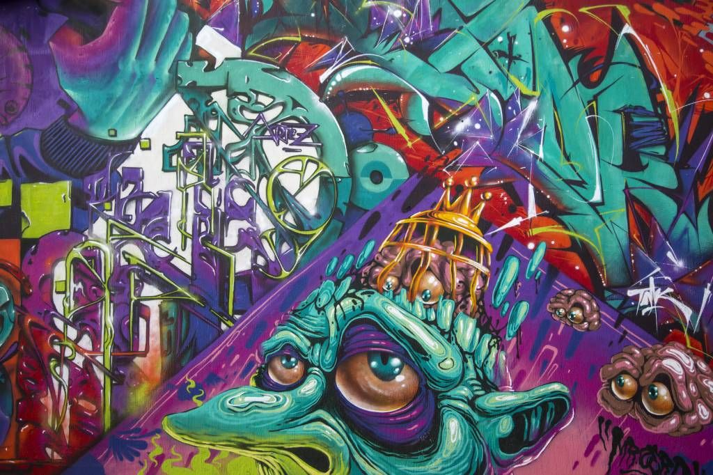 Graffiti - Moderne graffiti - Chambre d'adolescent