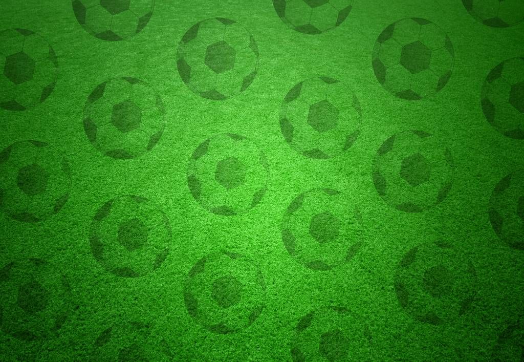 Papier peint de football - Jouer au football sur l'herbe - Chambre des enfants