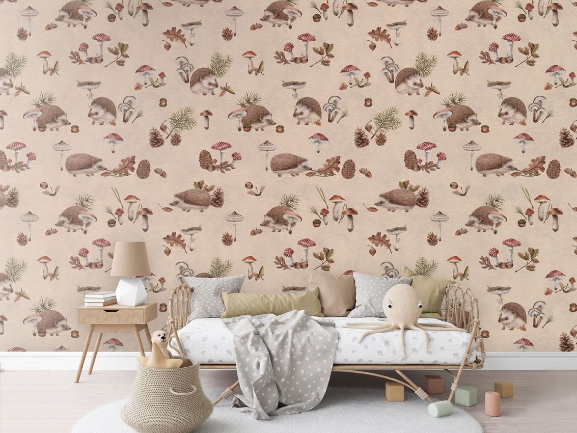 Happy Hedgehog - Beige - 120