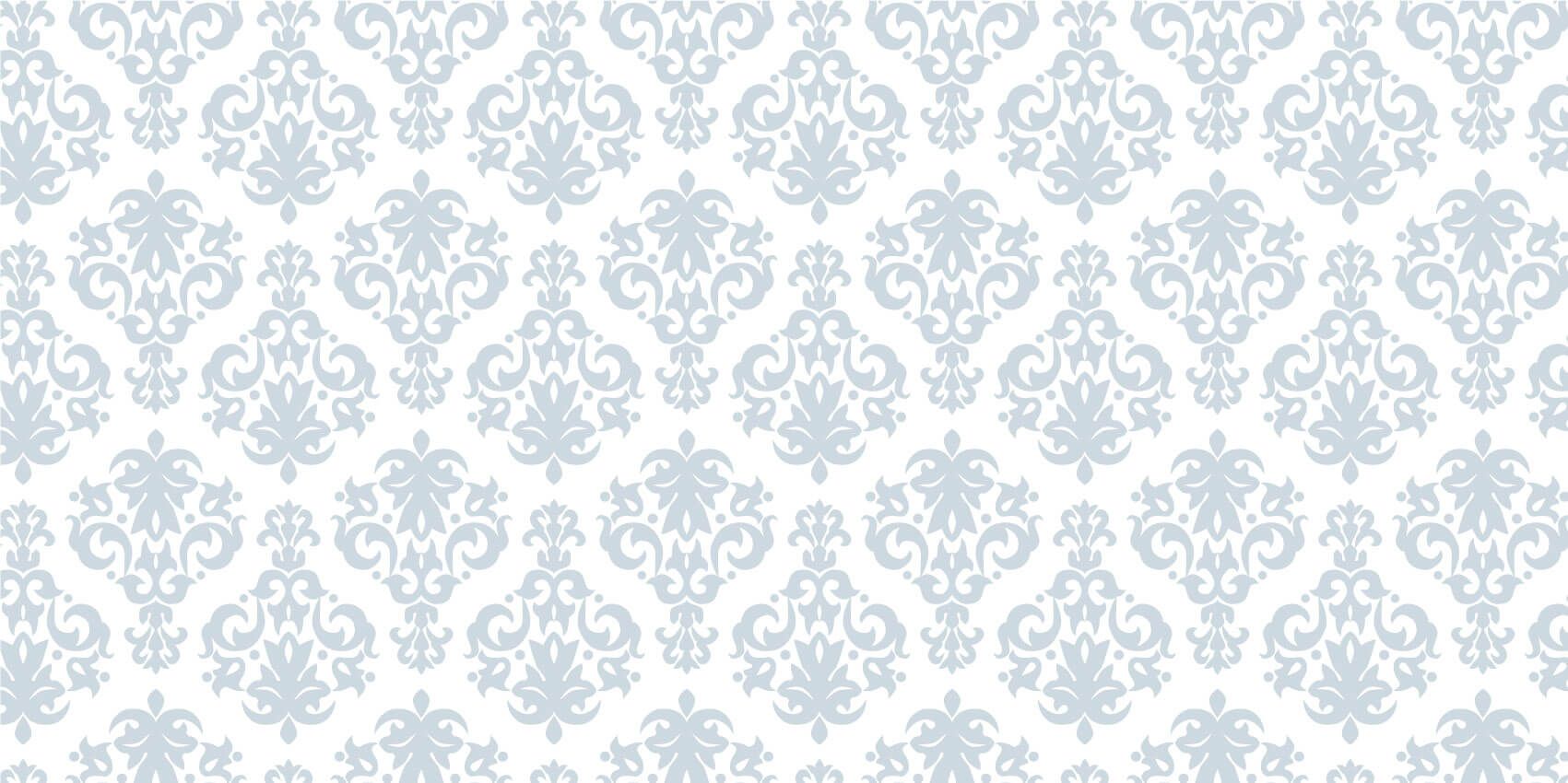 Papier peint baroque - Bleu clair baroque - Chambre à coucher