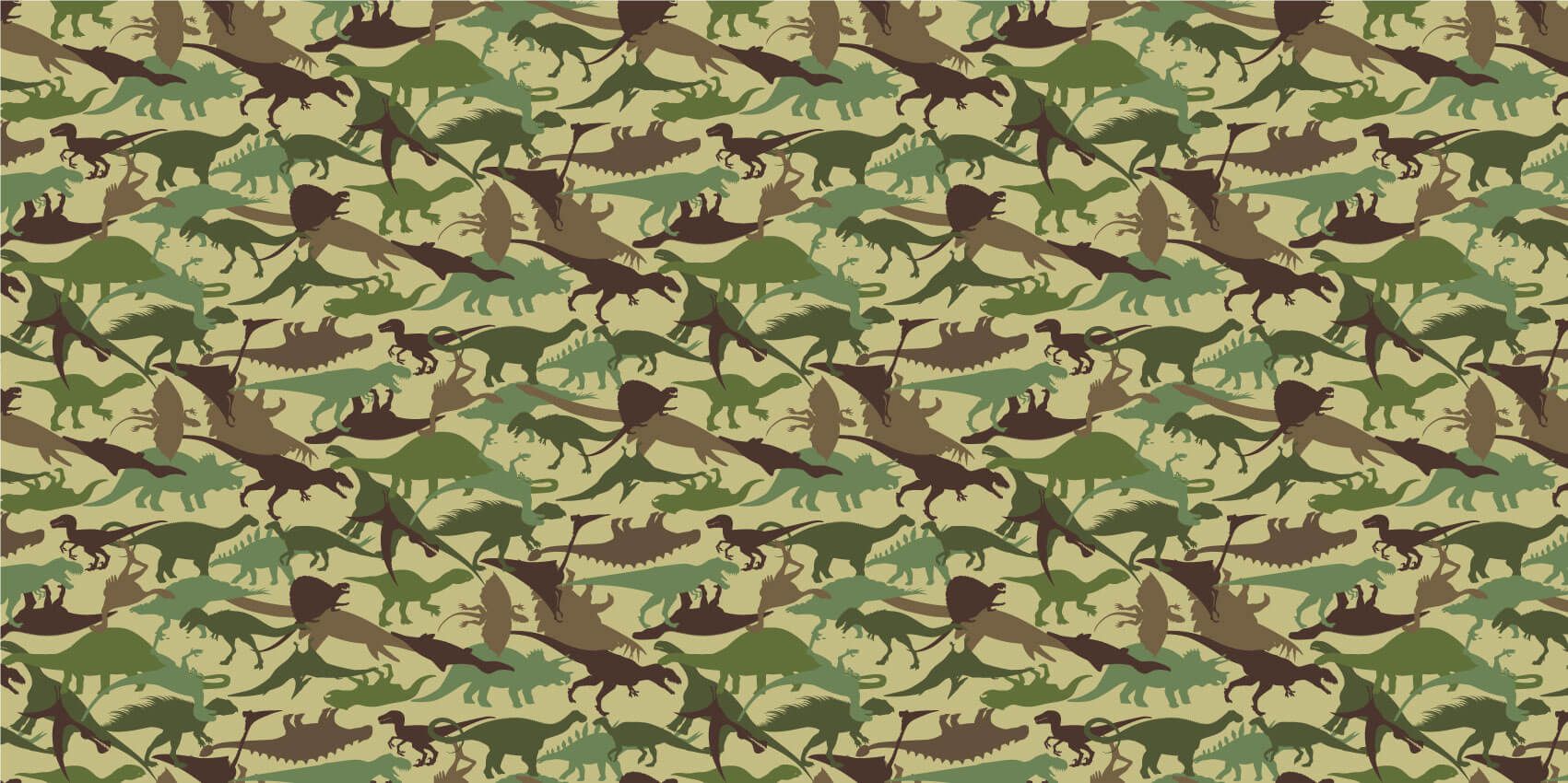 Dinosaures - Dino camouflage  - Chambre des enfants