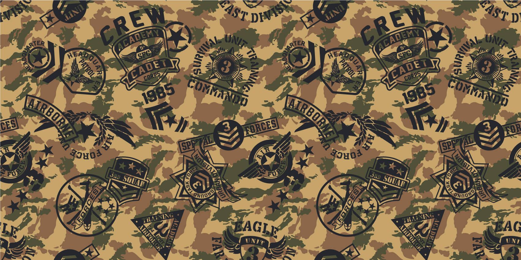 Autre - Camouflage avec logos  - Chambre des enfants