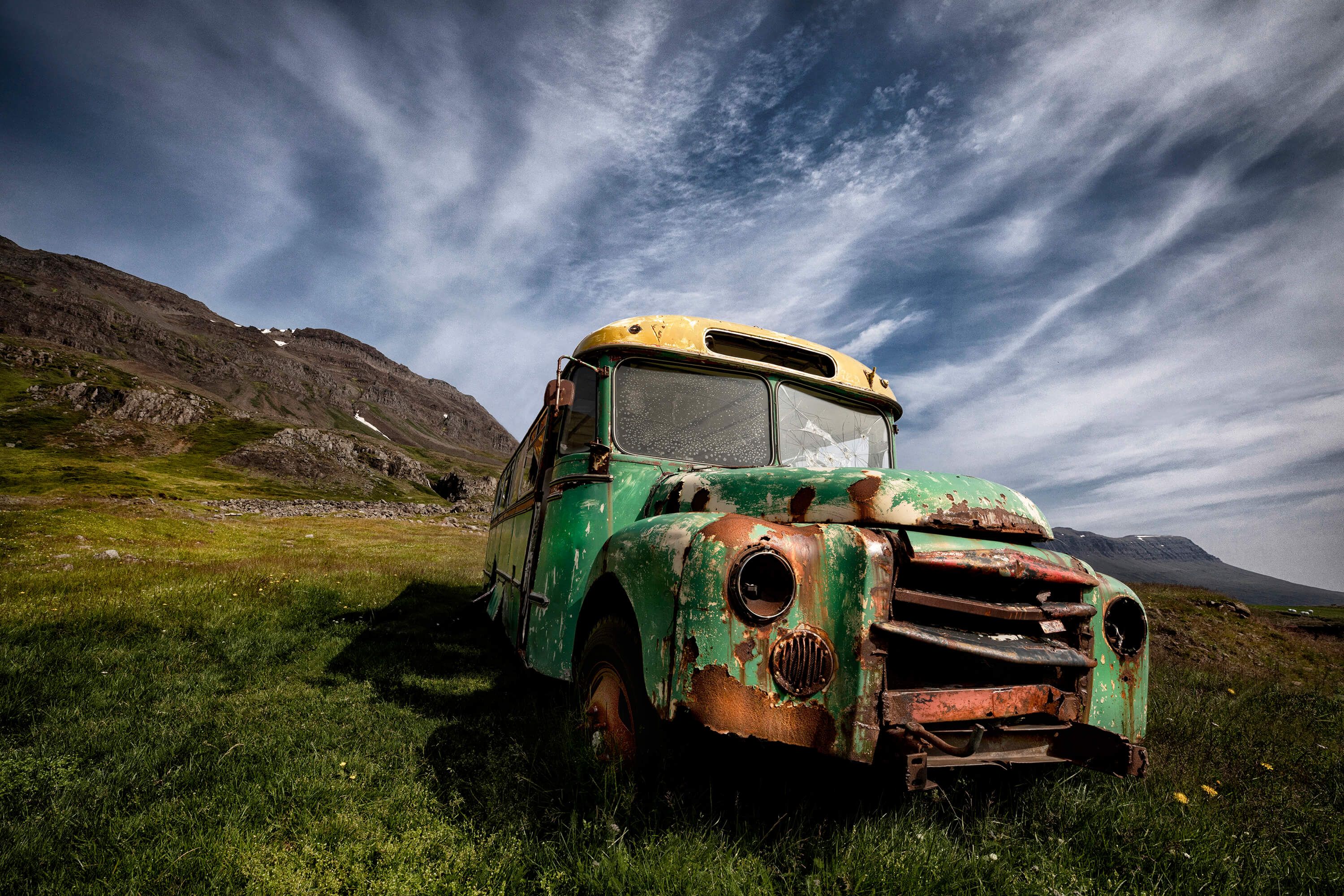 Papier Peint Camion Panoramique pour Enfant