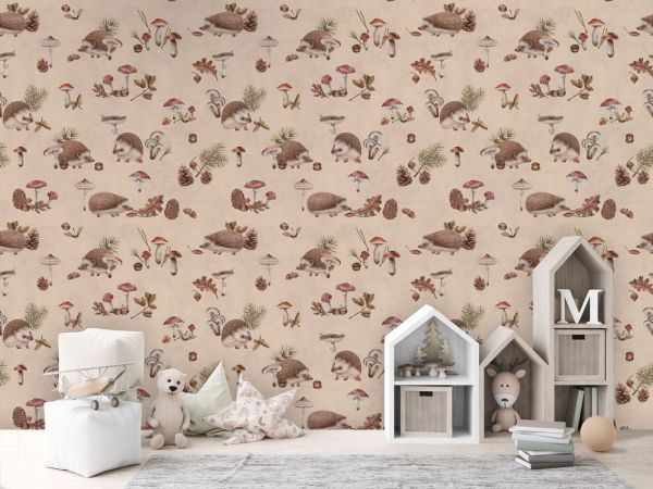 Happy Hedgehog - Beige - 120