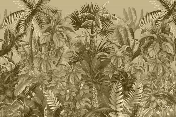 Jungle tropicale sépia