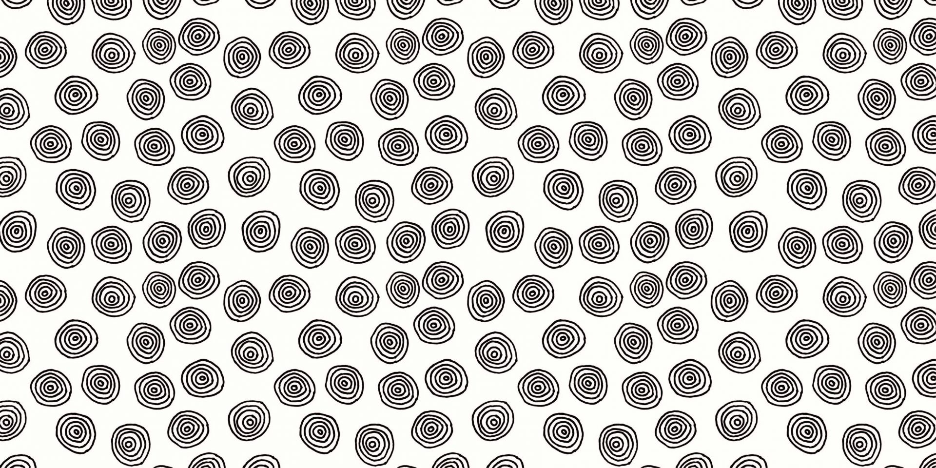 Cercles abstraits en noir et blanc main product photo