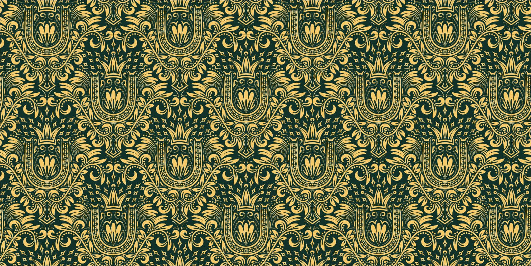 Motif baroque vert main product photo