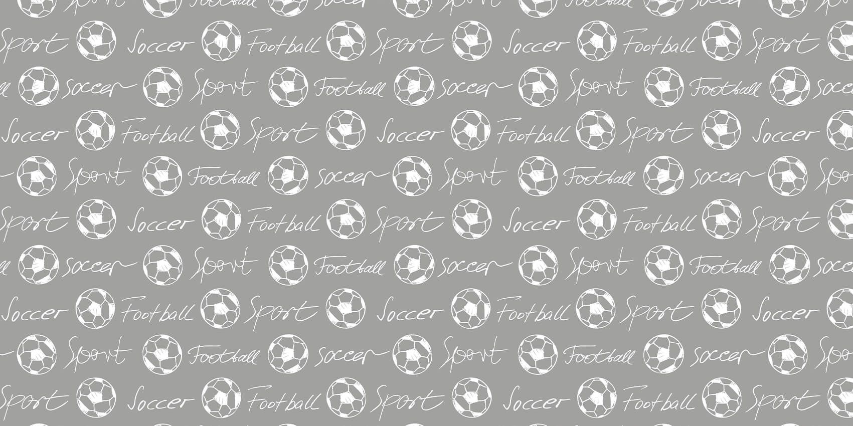 Ballons de football et texte