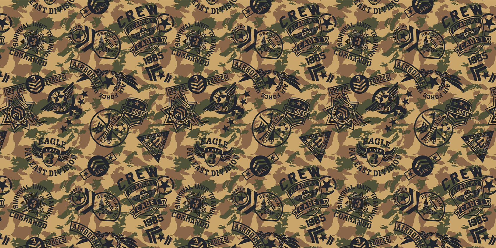 Camouflage avec logos