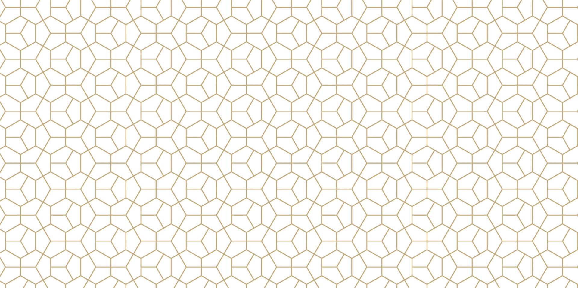 Motif géométrique en or