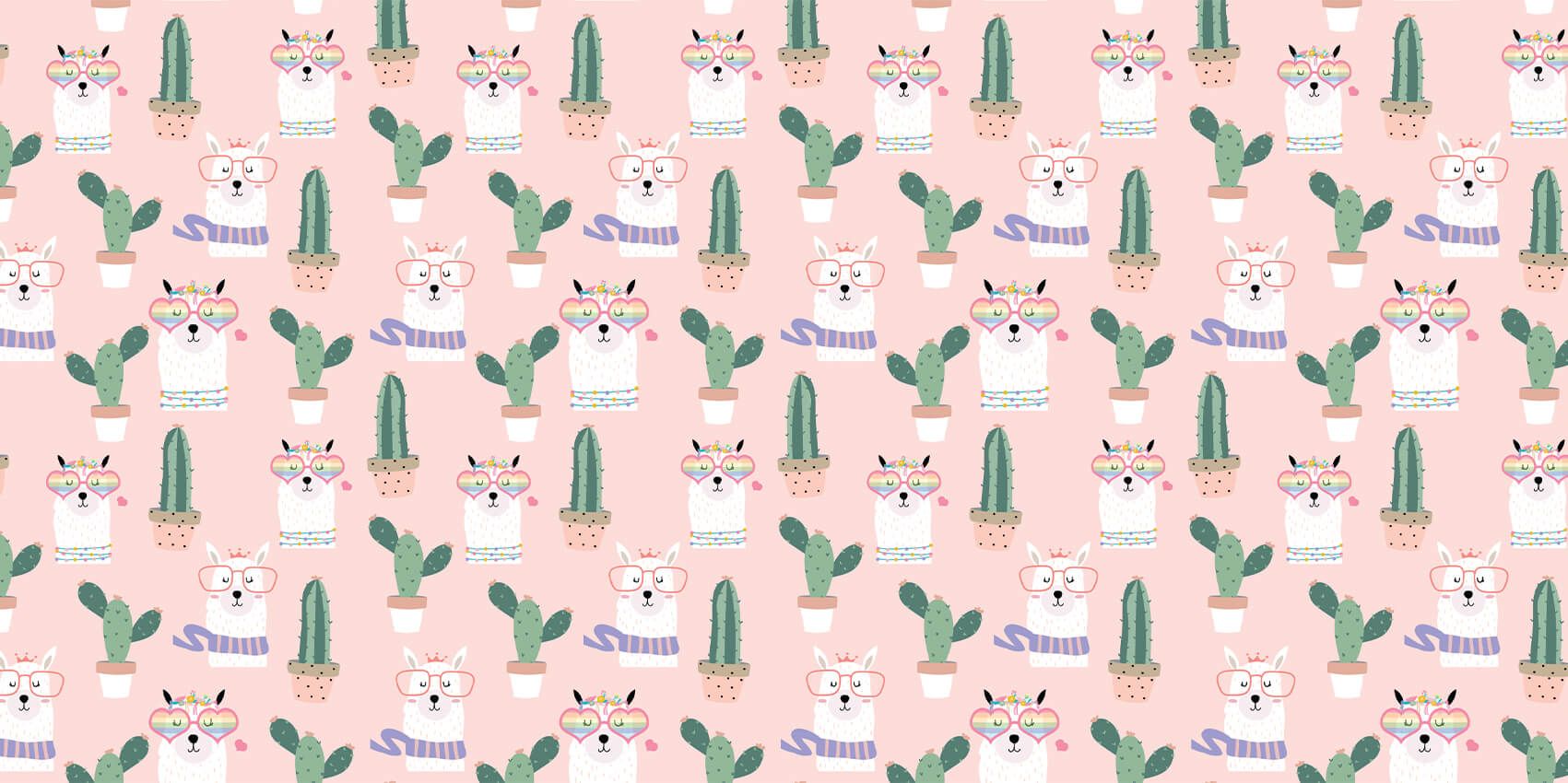 Cactus et lamas