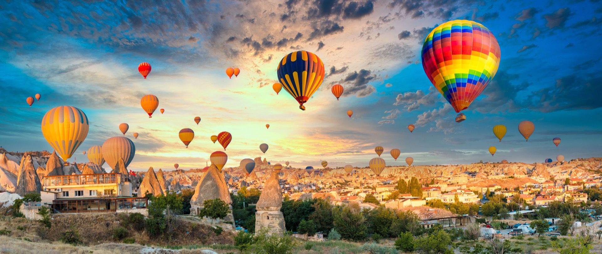 De belles montgolfières