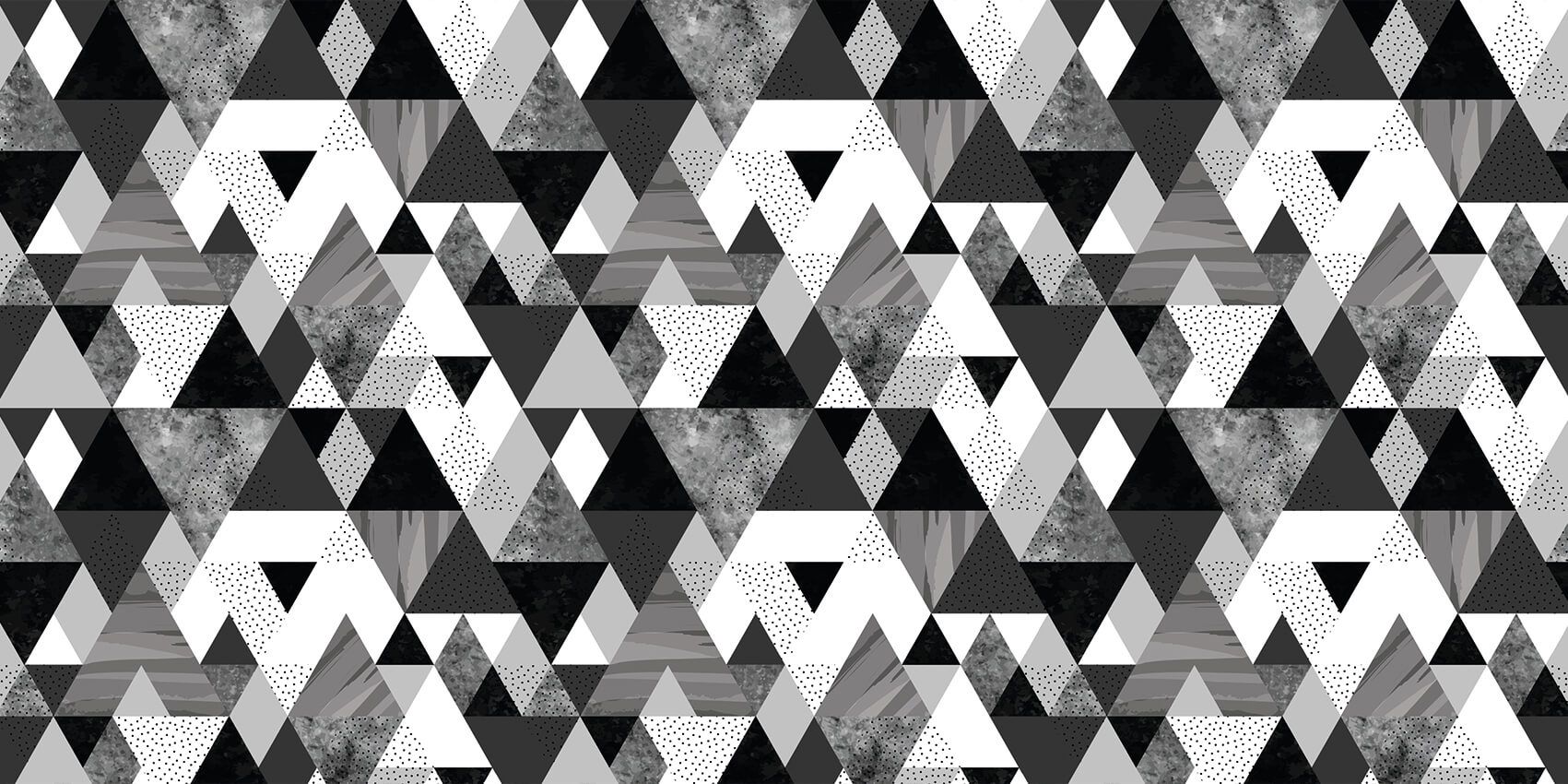 Motif de tuiles en noir et blanc