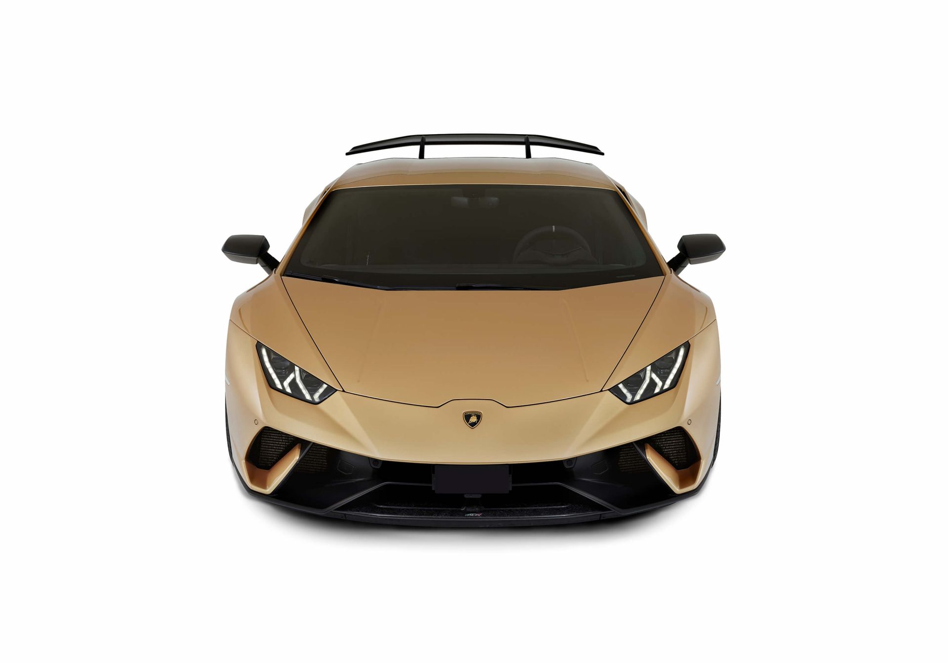 Lamborghini Huracán - Avant du dessus, blanc main product photo