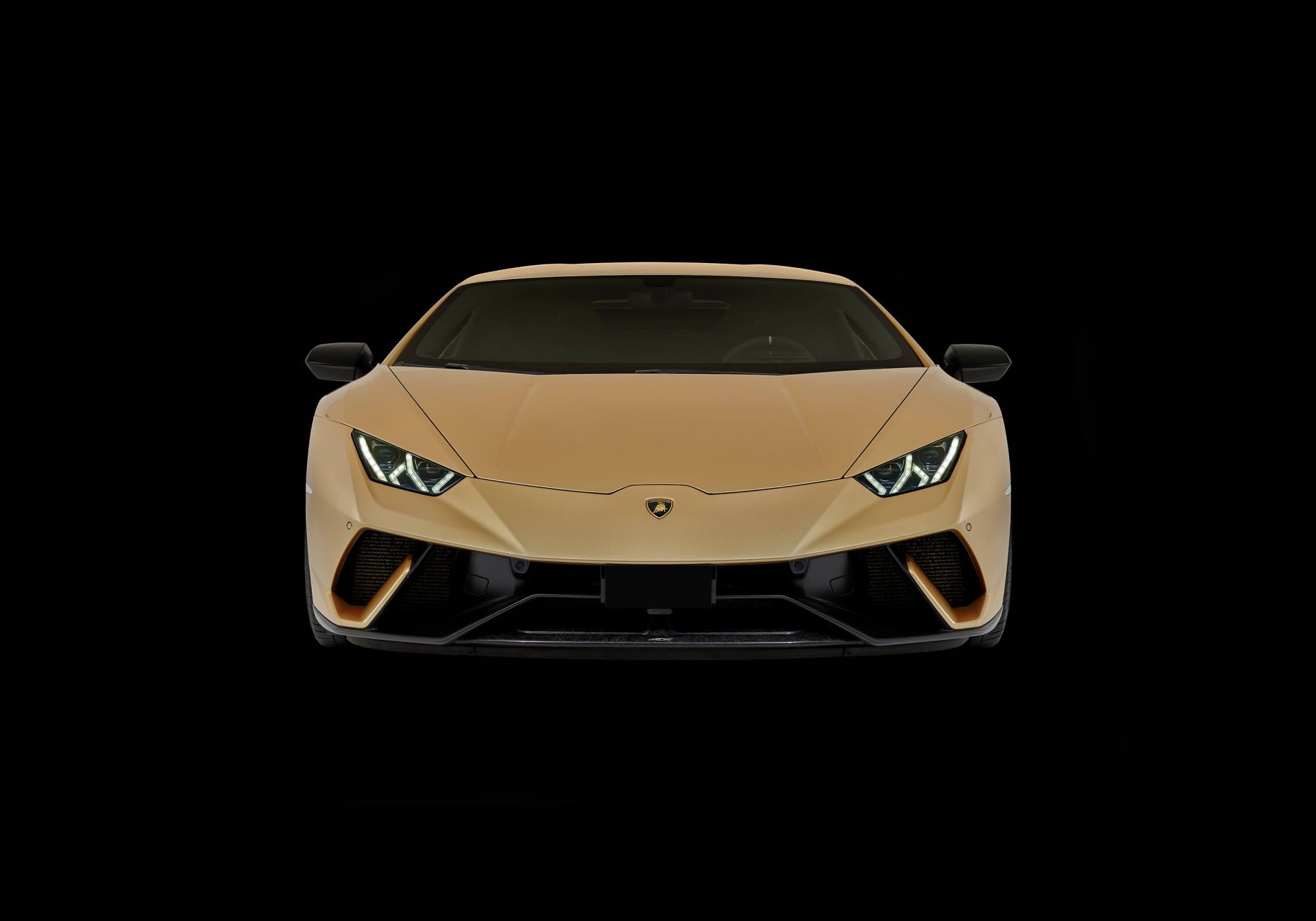 Lamborghini Huracán - Avant, noir