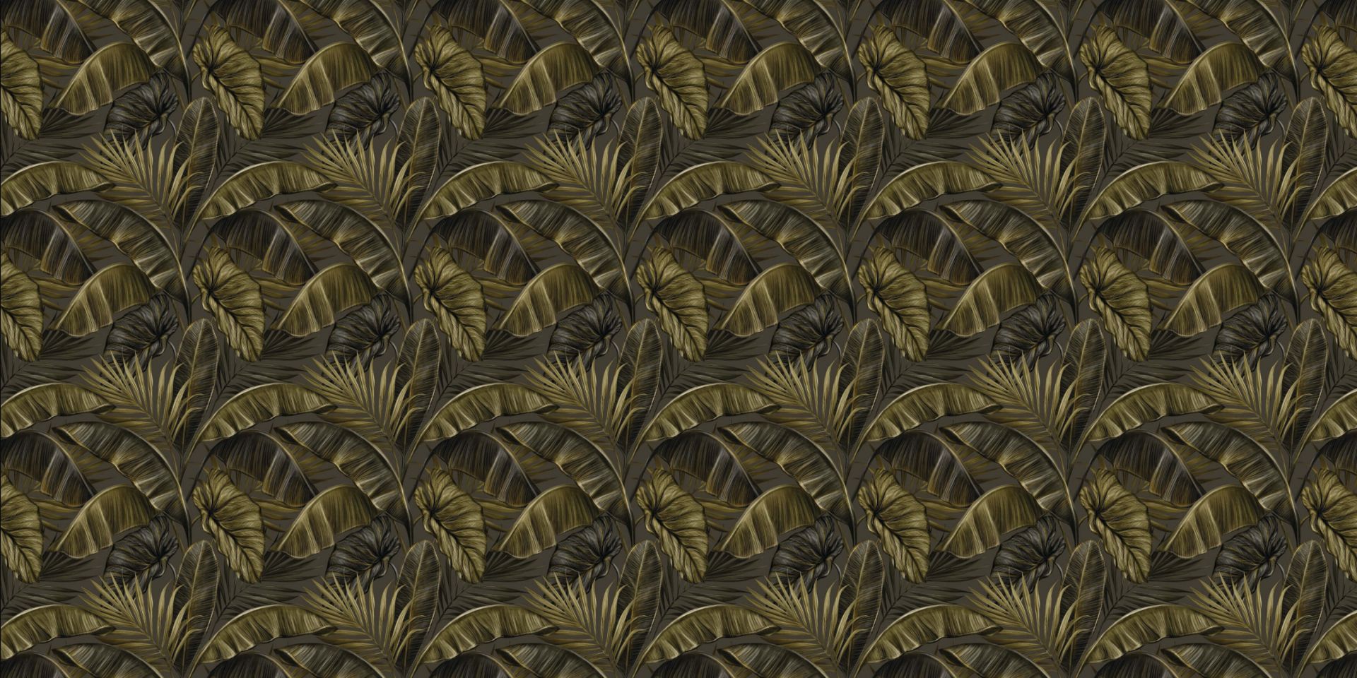 Feuilles de bananier foncé