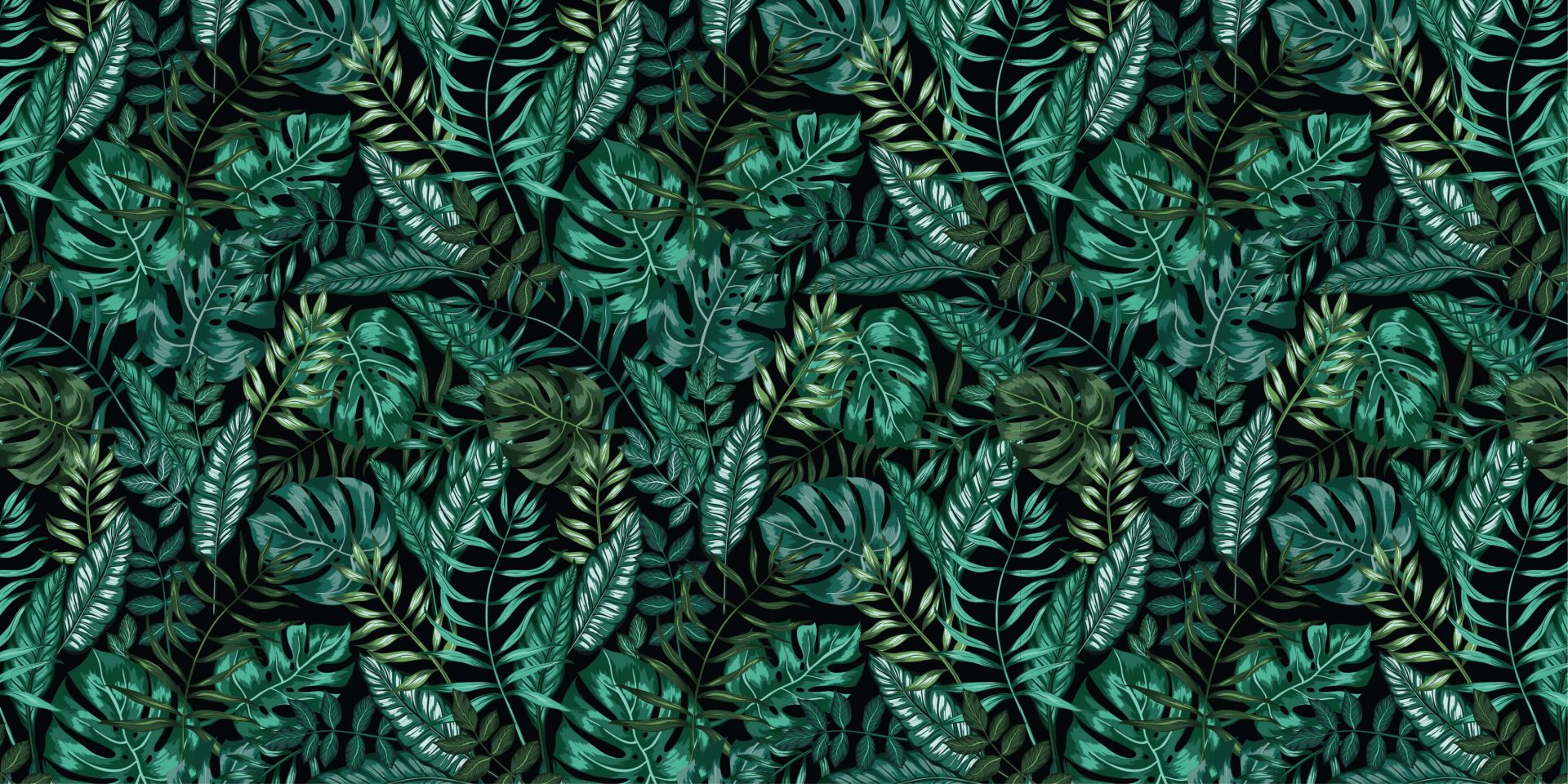 Illustration de feuilles vertes main product photo