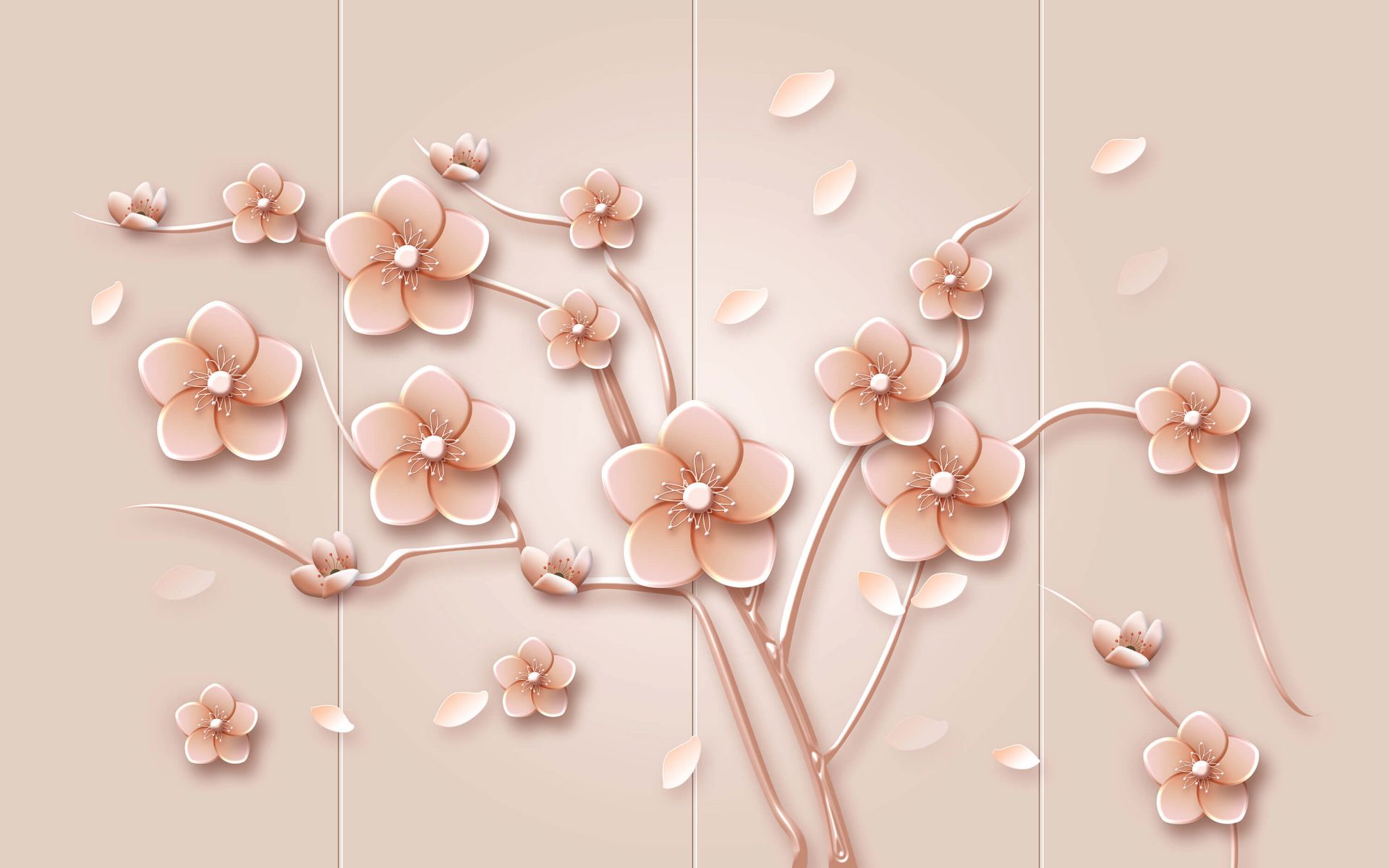 Fleurs décoratives main product photo