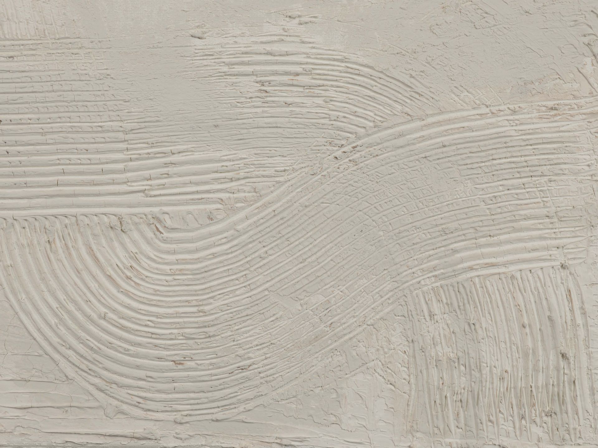 Lignes texturées en blanc cassé