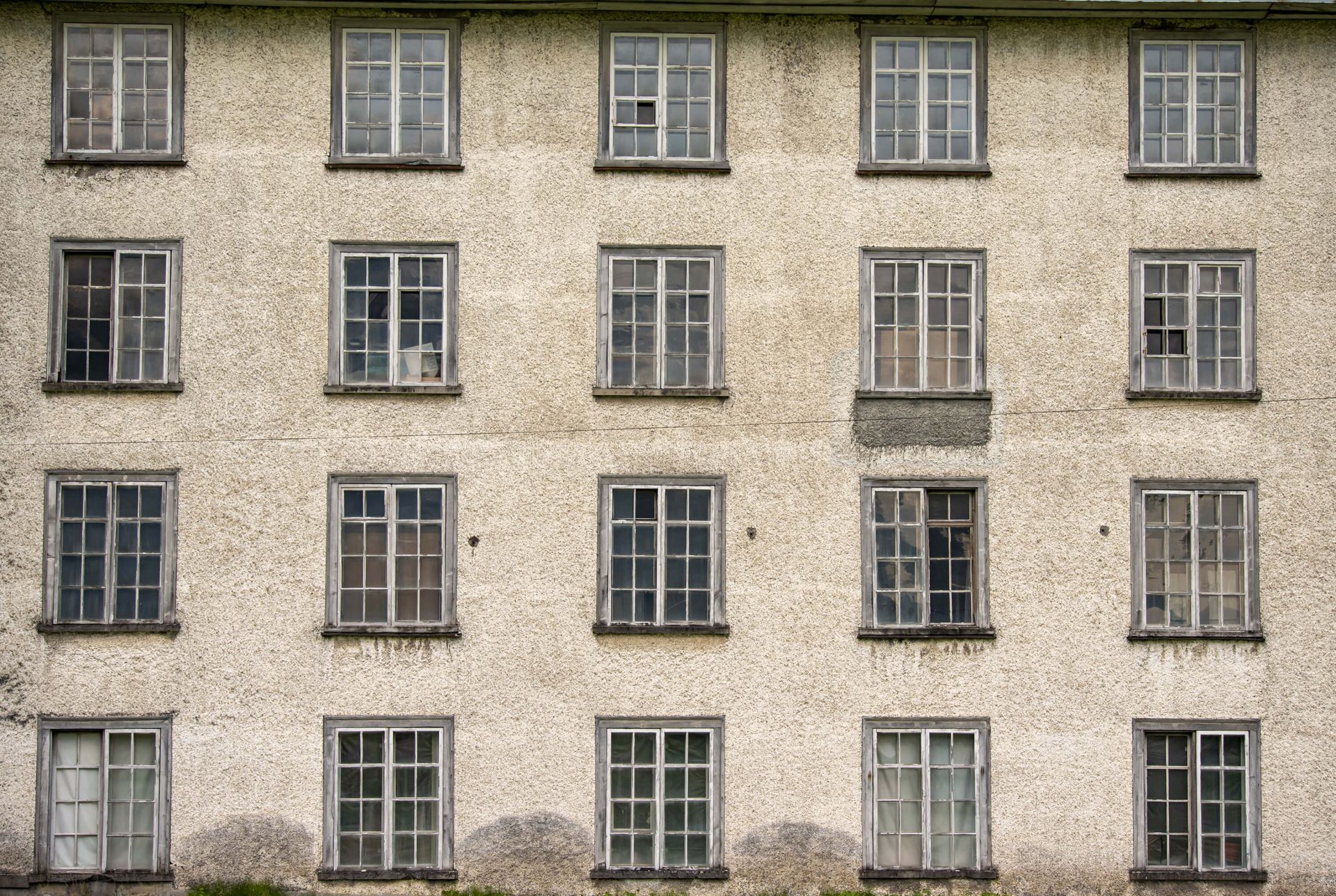 Pignon d'une ancienne usine