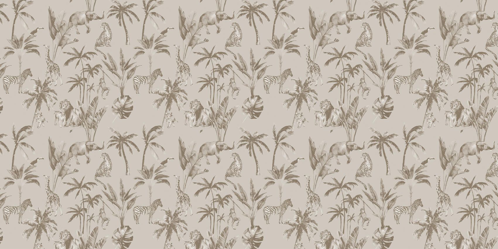 Motif de la jungle animale taupe