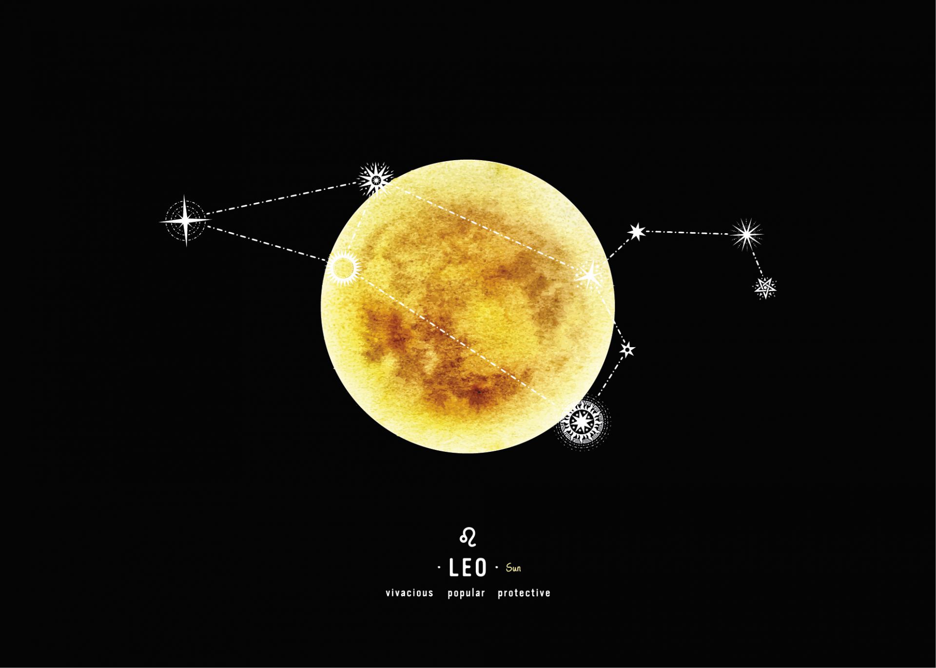 Planète Constellation Lion